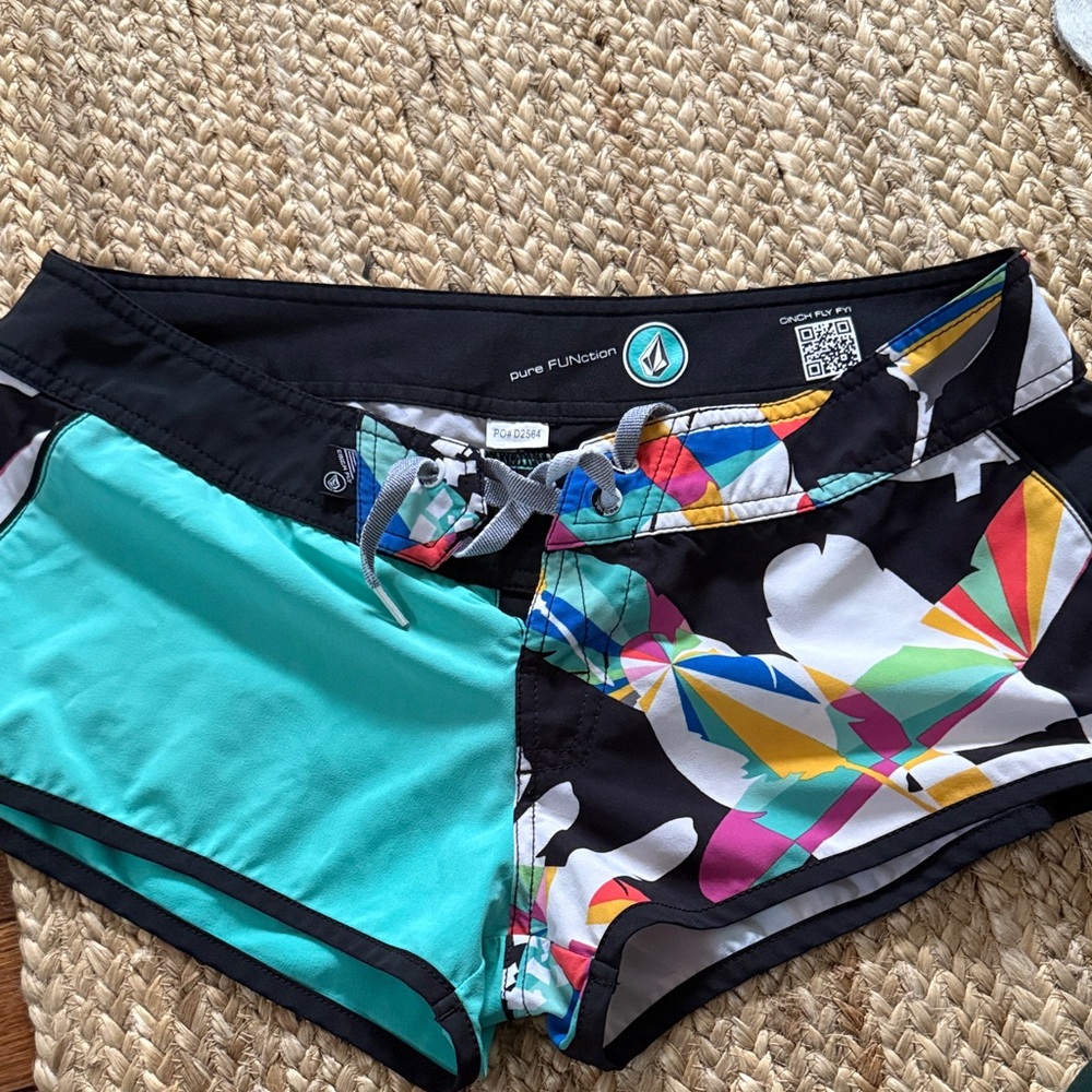 Volcom Women's Colorful Athletic Shorts